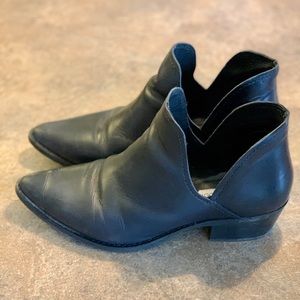 Steve Madden Black Ankle Booties